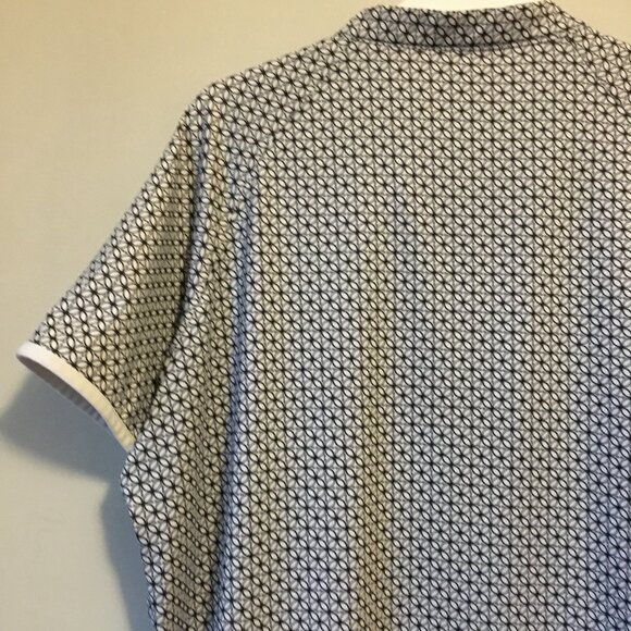 Flower of Life Tunic Neck Poly Flex Golf Shirt - Picture 7 of 16